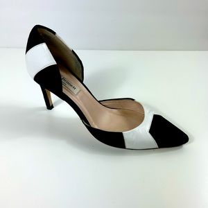 LK Bennet Black and White Leather Heels